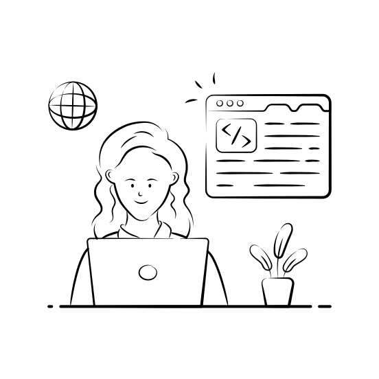 Web, Development, Programming, Website, Software, Developer, Coding illustration