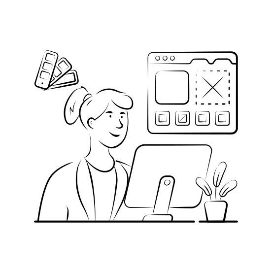 Web, Website, Webpage, Design, Layout, Professional, Designer illustration