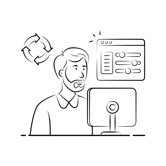 Website, Optimization, Seo, Digital, Marketing, Oline, Adjustments illustration