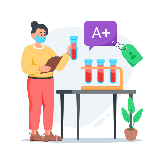 Blood, Test, Analysis, Laboratory, Medical illustration