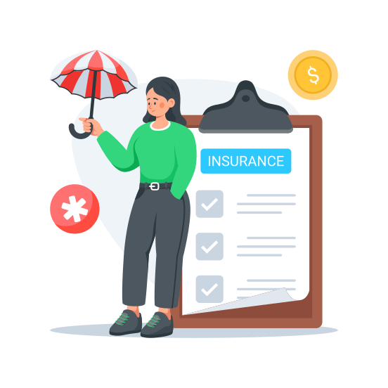 Insurance, Medical, Healthcare, Policy, Protection illustration