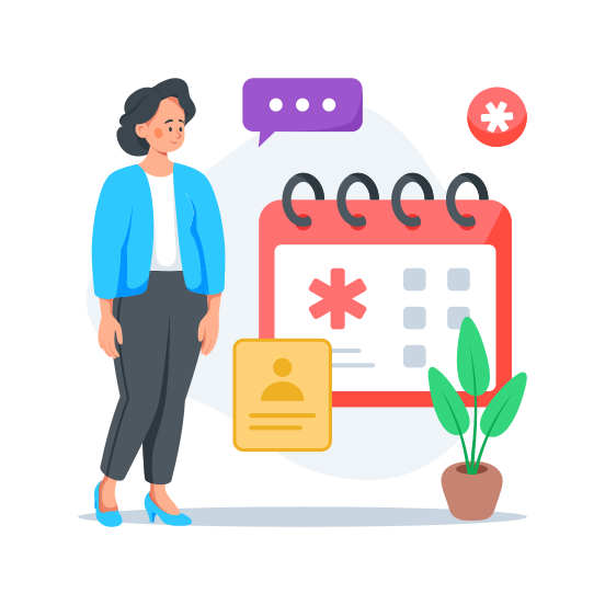 Medical, Appointment, Hospital, Clinic, Schedule illustration