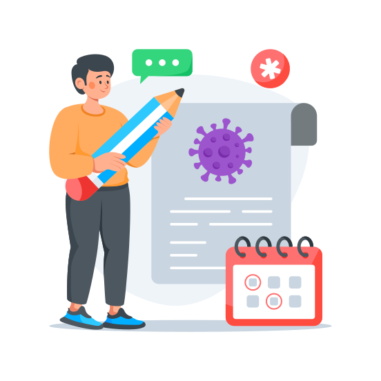 Medical, Report, Research, Scientist, Healthcare illustration