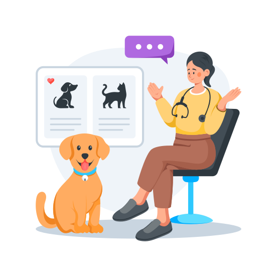 Veterinarian, Pet Care, Doctor, Animal, Care illustration