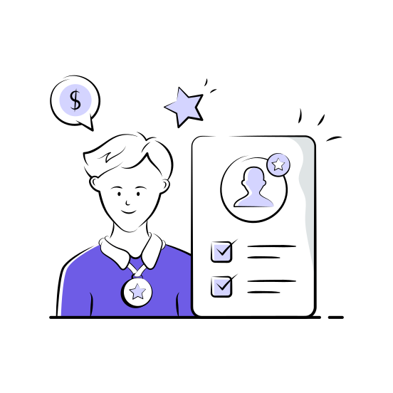 Best, Student, Achievement, Award, Education, Success, Recognition illustration