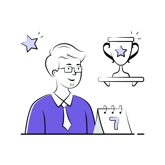 Best, Teacher, Award, Recognition, Teaching, Success, Trainer illustration