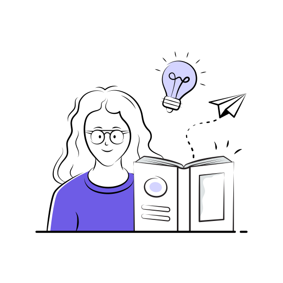 Book, Reading, Student, Learning, Knowledge, Education, Studying illustration