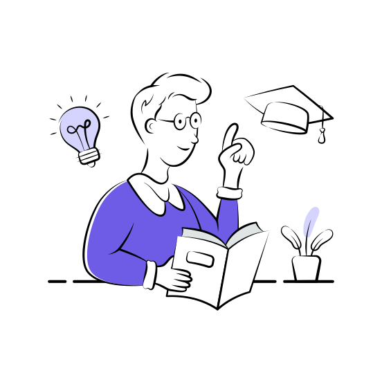 Brilliant, Student, Education, Learning, Knowledge, Academic, Success illustration