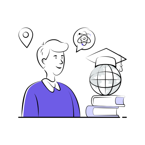 Global, Studies, International, Affairs, Student, Geography, Learning illustration