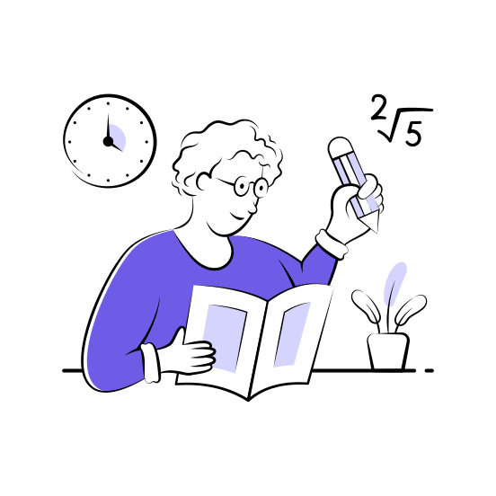Homework, Writing, Studying, Student, Education, Learning, Assignment illustration