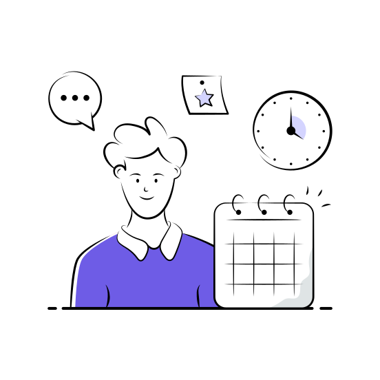 School, Timetable, Student, Schedule, Learning, Planning, Calendar illustration