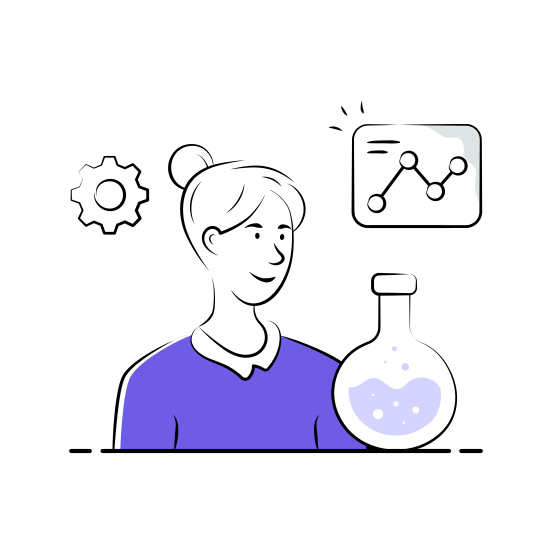 Science, Student, Scientist, Research, Innovation, Achievement, Success illustration