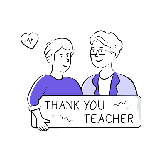 Teacher, Appreciation, Gratitude, Students, Education, Thank You, School illustration