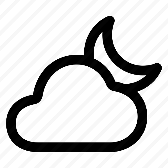 Cloudy Night Outline preview
