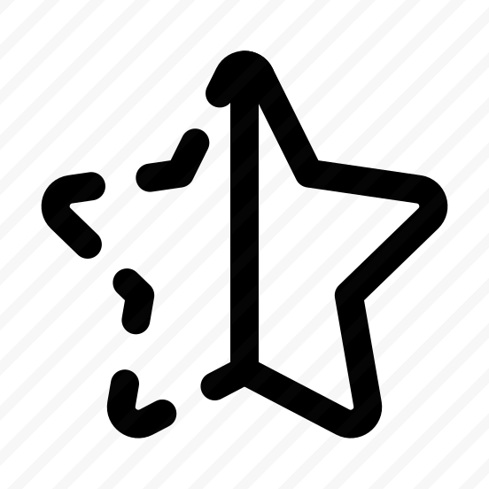Star Half Dashed preview