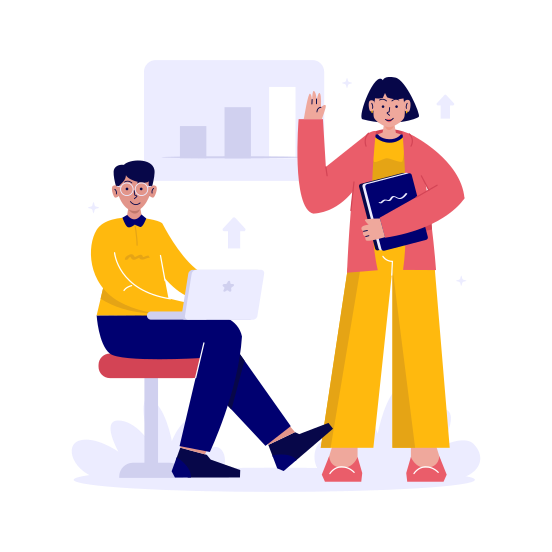 Business, Management, Team, Report, Presentation, Collaboration illustration