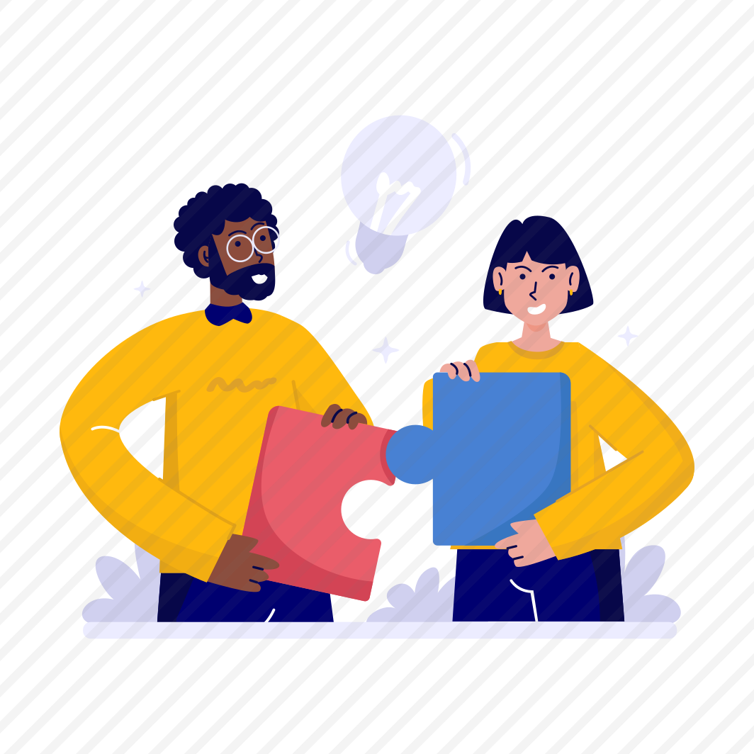 Team, Puzzle, Cooperation, Collaboration, Couple, Business, Partnership preview