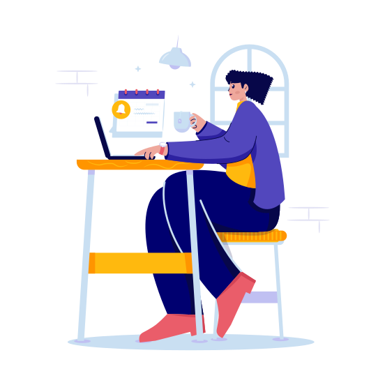 Goal, Planner, Appointmetn, Booking, Reminder illustration