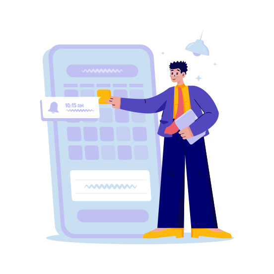 Planner, Reminder, Appointment, Calendar, Event, Notification illustration