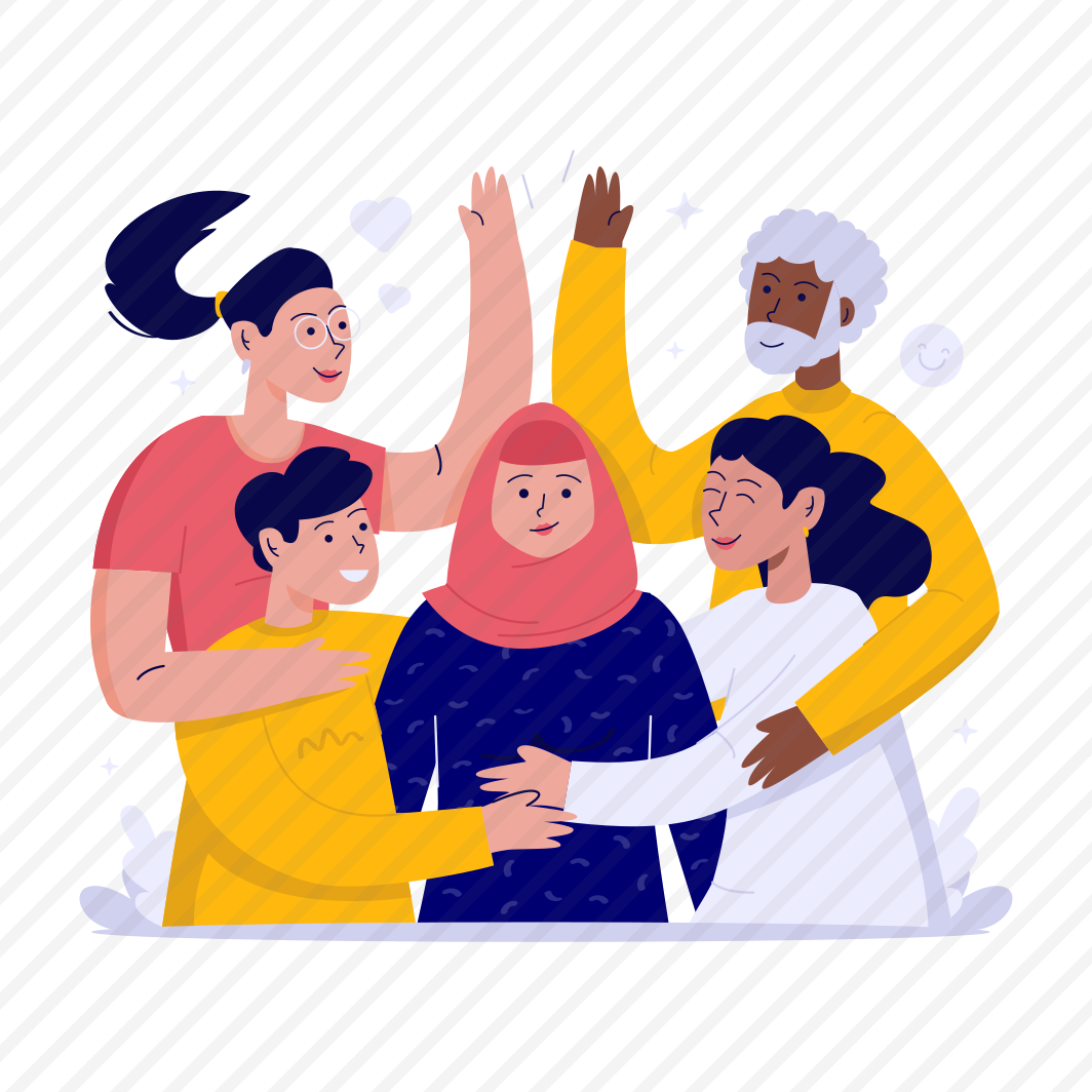 Togetherness, Friendship, Teamwork, Diversity, Support, Woman, Girl preview