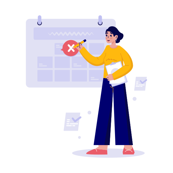 Appointment, Calendar, Cancellation, Schedule, Meeting, Time Management illustration