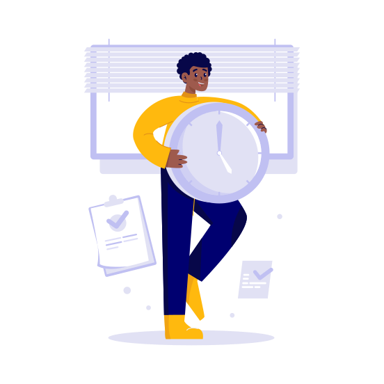 Time Management, Deadline, Reminder, Planner, Schedule illustration