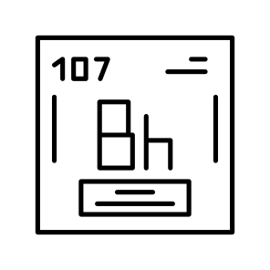 Periodic Table, Chemical Element, Chemistry Icon, Sign Symbols (99) icon