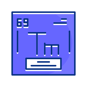 Periodic Table, Chemical Element, Chemistry Icon, Sign Symbols (50) icon
