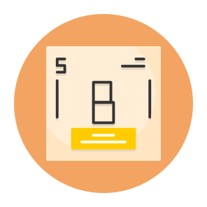 Periodic Table, Chemical Element, Chemistry Icon, Sign Symbols (36) icon
