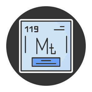 Periodic Table, Chemical Element, Chemistry Icon, Sign Symbols (97) icon