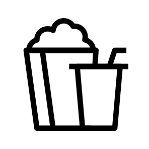 Popcorn And Beverage icon