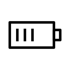 Half Battery icon