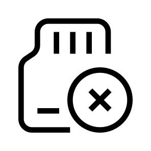 No Memory Card 1 icon