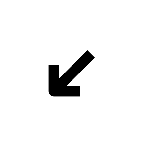 Arrow Down Left 1 icon