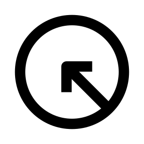 Arrow Up Left 3 icon