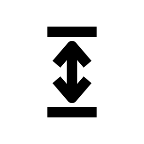 Arrows Shrink Vertical icon