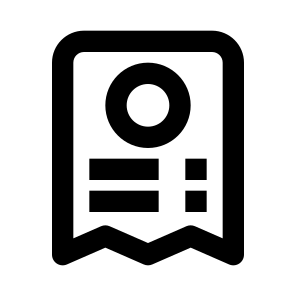 E Receipt icon