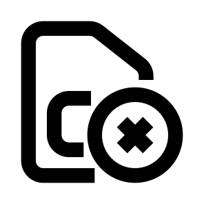 No Sim Card 1 icon