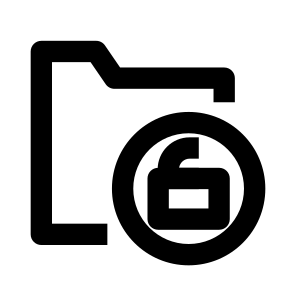 Unlock Folder 1 icon