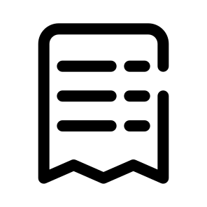 E Receipt 1 icon