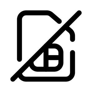 No Sim Card icon
