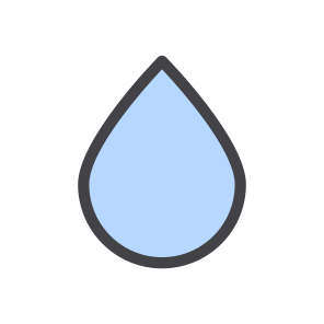 Drop, Liquid, Rain, Rainy, Water, Weather, Interface icon
