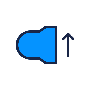 Photography, Sound, Volume, On, Arrow, Speaker, Up icon