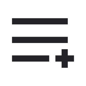 Interface, List, Menu, Options, Add, User, Playlist icon