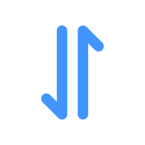 Arrow, Data, Down, Internet, Transfer, Up, Upside icon