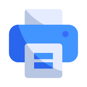 Interface, Device, Electronic, Letter, Output, Print, Printer icon