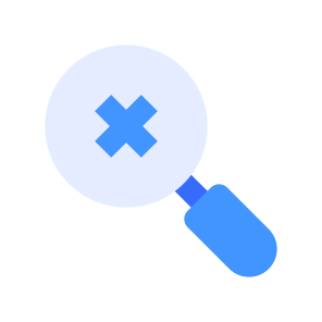 Interface, Magnifier, Search, Seo, Find, User, Cancel icon