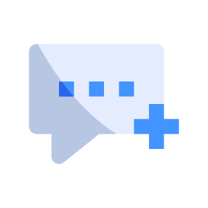Talk, Chat, Conversation, Interface, Messages, Communication, Add icon