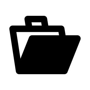 Bag, Briefcase, Interface, Open, Suitcase, Travel, User icon