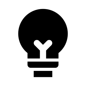 Bulb, Business, Idea, Lamp, Light, User, Interface icon